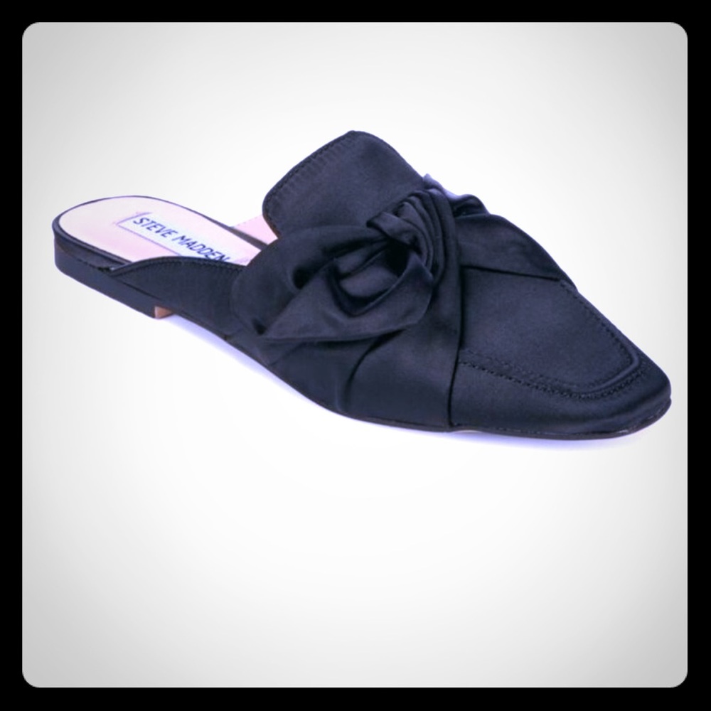 Mckenzy Satin Wrap Mules